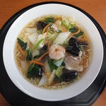 中国四川料理 天府仙臺 - 五目スープそば(2021.04)