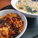 中国四川料理 天府仙臺 - ミニ麻婆丼(2021.04)