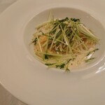 アル・ケッチァーノ - イカの塩辛のクリームパスタ(2017.07)