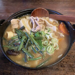 小作 - 豚肉ほうとう。1400円。