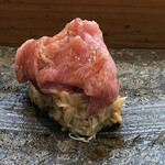 寿司栄 - 毛蟹とトロのミルフィーユ