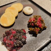 焼肉 思食 - キャビアユッケ ベルーガとカルーガ