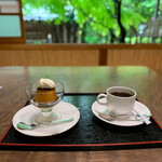 去来庵 - 自家製プリン&コーヒー