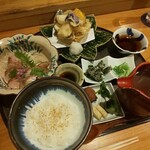 日本料理 みつわ - のどぐろのひつまぶし、季節の天ぷら