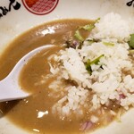 焼きあご煮干しらぁめん とびうお - お茶漬け投入