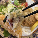 和さび - 鰯の梅肉大葉包み揚げ