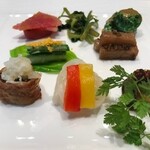 翠林 - 彩り野菜のオードブル