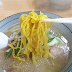 ラーメンたまや - 森住製麺の黄色い麺デス