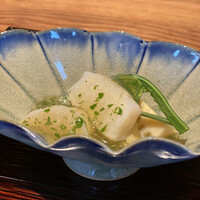 京味 もと井 - 平貝　筍　こごみ