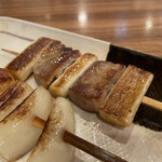 お好み焼き タンポポ - ネギマは美味しい