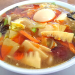 麺カフェ ひまわり - 酸辣湯麺