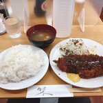 味一 - 味噌カツ定食　ご飯大盛り