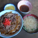 味の清ちゃん - 牛丼（６５０円）です。