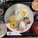 大戸屋 - 大戸屋ランチ・五穀米普通盛740円税込