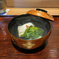 京味 もと井 - 椀物 アイナメ葛打ち