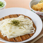 やりうどん - ハーフ天 ざるうどん セット