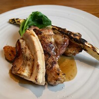アグリスケープ - 平飼い鶏のロースト（胸肉 もも肉 腕肉）ホワイトアスパラガス添え