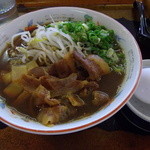 徳島ラーメン 岩田家 - ラーメン茶（並）