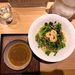 塩そば まえだ - えびのつけそば