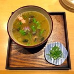 塩そば まえだ - スープ割り