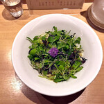 塩そば まえだ - 和え玉 ハーブサラダトッピング