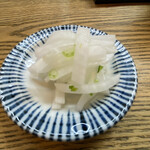 かぶと - 塩揉み大根