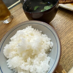 かぶと - ごはん・肝吸い