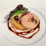 佛蘭西料理 名古屋 - ジャガイモのガレット、フォアグラ、バルサミコソース