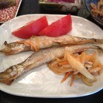 こみゅにてぃかふぇ和 - 日替わりの焼き魚は子持ちししゃも