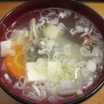 小判寿司 - あら汁