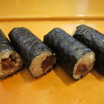 小判寿司 - お店の売りのひとつであるかんぴょう巻き