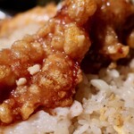 麺飯店 俵飯 - 鶏唐ガーリック炒飯・並（1200円）
