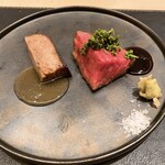 銀座 大石 - 牛タンとランプの炭火焼