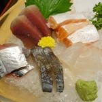 魚屋の台所 下の一色 - 刺身盛