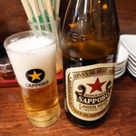 ひとくち餃子てん屋 - ドリンク写真:ルービー