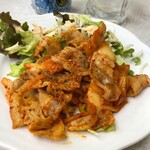 ゆたか食堂 - 豚キムチ炒め350円