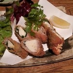 ビストロ割烹 YAOYA - 数の子 豚巻きフライ