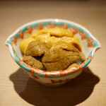 東麻布 天本 - ウニ2種盛り