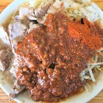 にかいや - ぶた入りオロチョンラーメン＋トッピング全部