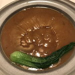 礼華　青鸞居 - 白虎１２１００円。フカヒレの土鍋入り姿煮込み。質の良し悪しは私には説明できませんが、食べ応えのあるフカヒレは、とーっても美味しかったです（╹◡╹）（╹◡╹）