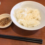 中国料理 龍薫 - ミニコース：ライス・香の物