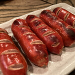串焼家　まる房ず - 赤ウィンナー