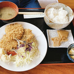 ワカバ - アジフライ定食　880円