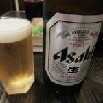 きときと - 瓶ビールはアサヒのみ。(中瓶)