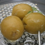 アーリア ディ タクボ - 24年9月　最初に　スペイン産オリーブのアンチョビ詰め