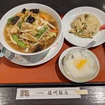 福州飯店 - 料理写真:五目あんかけラーメンセット