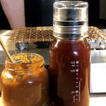 挽肉と米 - 自家製ポン酢