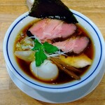 手打式超多加水麺 ののくら - 特製中華そば（醤油）1,250円 ♪