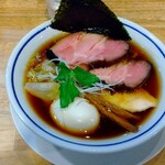 手打式超多加水麺 ののくら - 特製中華そば（醤油）1,250円 ♪