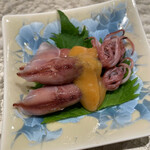 日本料理 とくを - ホタルイカの酢味噌掛け